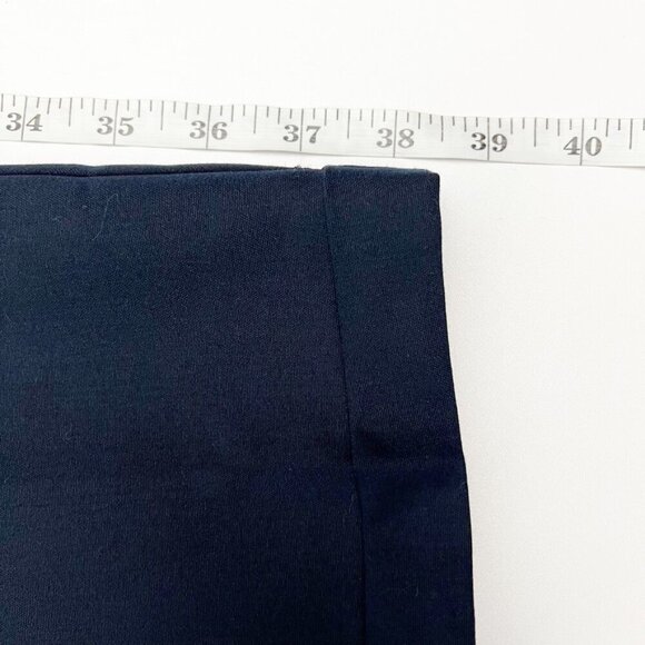 Roz & Ali Career Wear Pant Business Casual Trouser Tapered Leg Navy Blue Size 12 - Picture 12 of 15